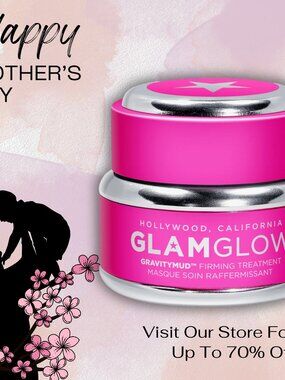 GlamGlow Gravitymud™ Firming Treatment Mask - Pink , 0.5 oz
